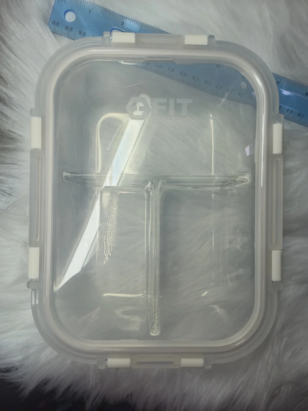 Glass Food Storage Container with White Snap Lid - Home Storage & Organization